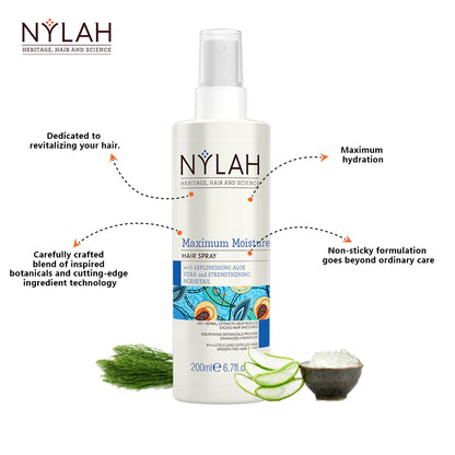 Nylah Maximum Moisture Hair Spray